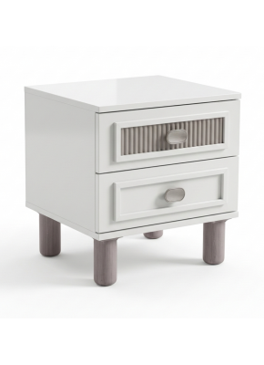 1202 MİLA STOR  MDF 2 ÇEKMECELİ AYTAŞI KOMİDİN