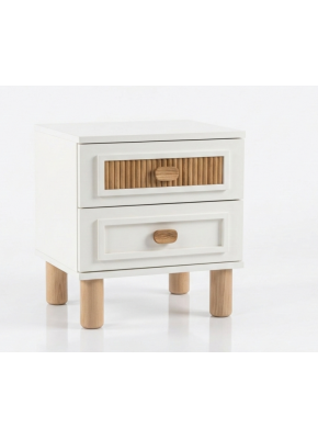 1202 MİLA STOR  MDF 2 ÇEKMECELİ CEVİZ AYTAŞI KOMİDİN