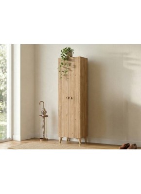 2107 SİTİL İKİ KAPILI CEVİZ RENK BOYDOLAP/KİLER/ÇOK AMAÇLI DOLAP