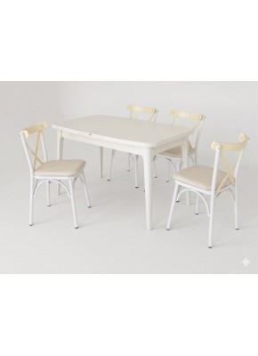 2235+9204 BABİL AYTAŞI TBL MDF 80*130+30 KELEBEK AÇILIR MUTFAK MASA+1430