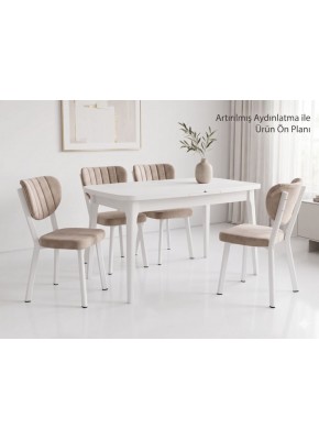 2235+9204 BABİL AYTAŞI TBL MDF 80*130+30 KELEBEK AÇILIR MUTFAK MASA+1473