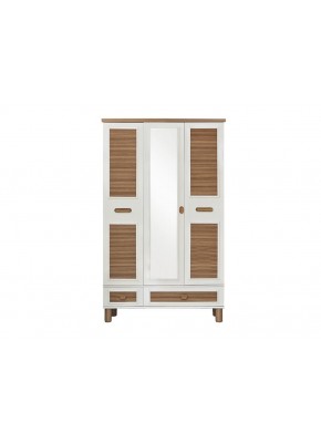 3202 MİLA STOR MDF 3 KAPI AYTAŞI CEVİZ  GARDOLAP 