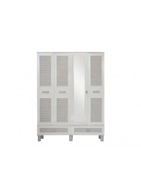 4202 MİLA STOR MDF 4 KAPI AYTAŞI GARDOLAP 