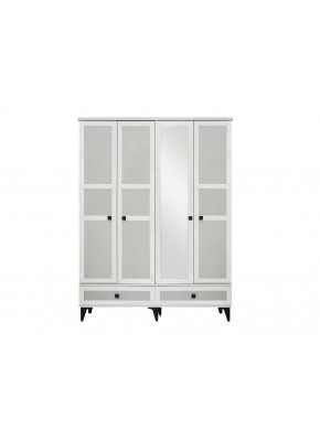 4203 KOTON MDF 4 KAPI AYTAŞI KOTON GARDOLAP 