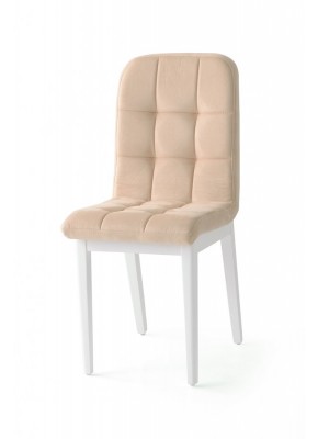 Sandalye 1215 Krem + 9202 Beyaz Ayak