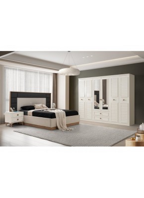 ARYA PANJURLU 6810+6910YATAK ODASI  aytaşı 6 KAPI