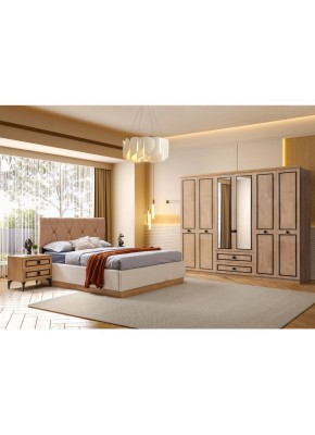 ILGAZ  6811+6910 YATAK ODASI 6 KAPILI ceviz