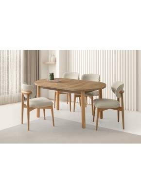 SET-2B GALA MASA SET CEVİZ