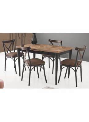 SET 39-B MASA 2122 SİYAH PARKE+9203 SAN 1430