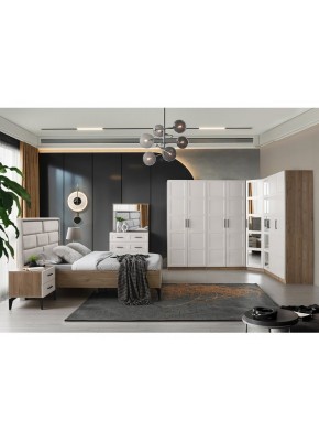 ÇAKIL 1254  YATAK ODASI 8 KAPAKLI MODÜL MEŞE AYTAŞI